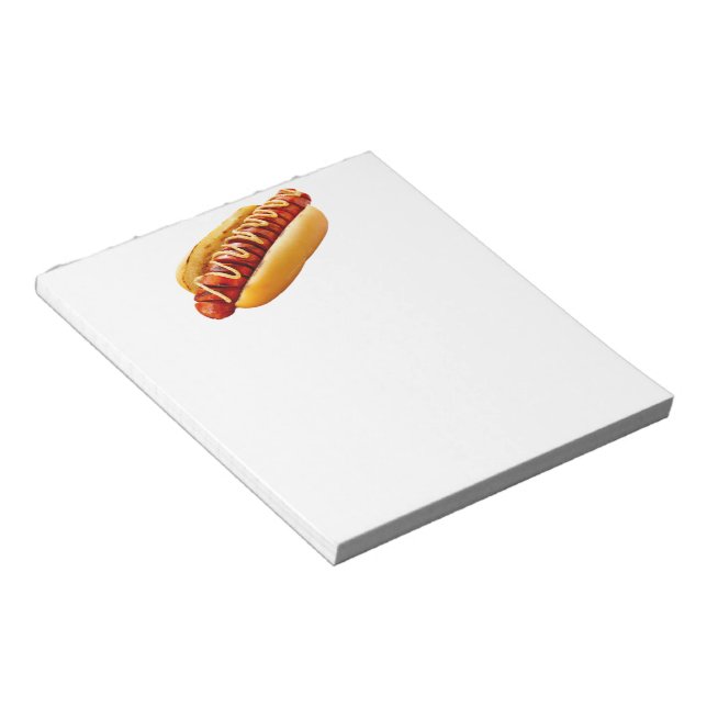 SlipperyJoe's Hot Dog verschachtelt weiche Knochen Notizblock (angewinkelt)