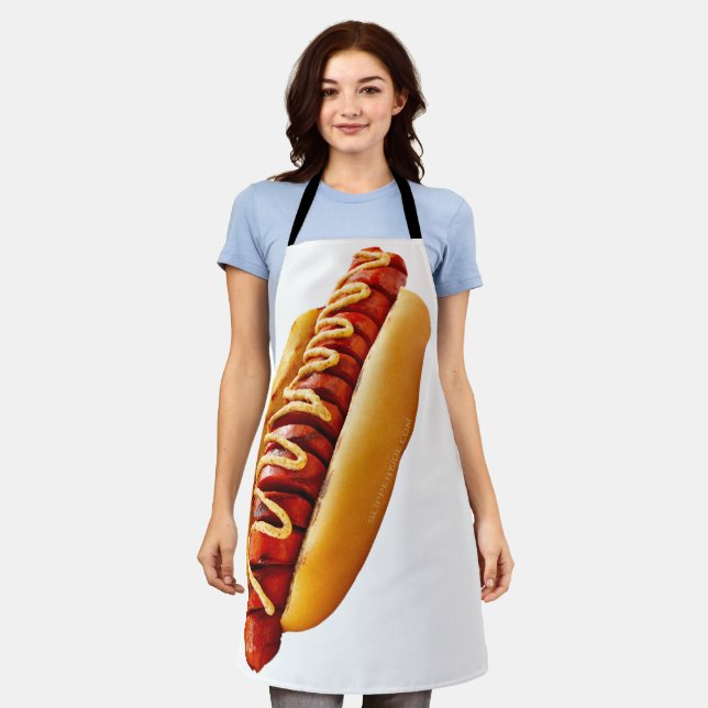 SlipperyJoe's Hot Dog verschachtelt weiche Knochen Schürze (Getragen)