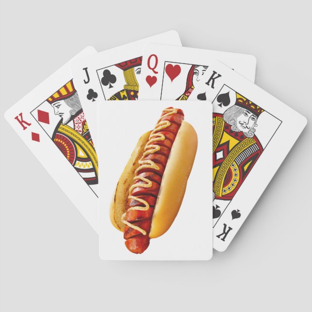 SlipperyJoe's Hot Dog verschachtelt weiche Knochen Spielkarten (Rückseite)