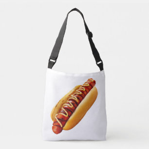 SlipperyJoe's Hot Dog verschachtelt weiche Knochen Tragetaschen Mit Langen Trägern