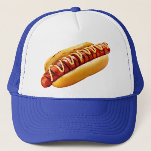 SlipperyJoe's Hot Dog verschachtelt weiche Knochen Truckerkappe