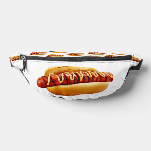SlipperyJoe's hot dog vibrant été BBQ niché dans u