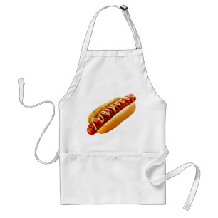 SlipperyJoe's Hotdog Senf geschnittenes Fleisch Br Schürze
