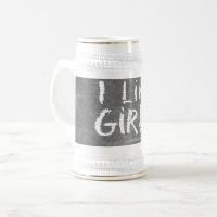 SlipperyJoe's I Like Girls dreckige Tafel dunkel t
