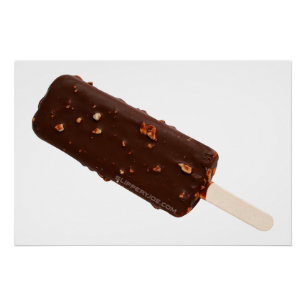 SlipperyJoe's Ice Cream Bar leckere Schokolade co Poster