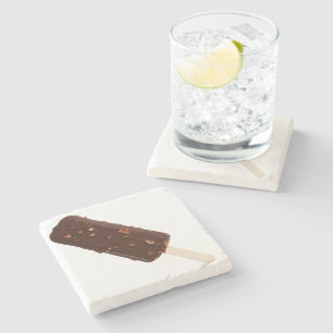SlipperyJoe's Ice Cream Bar leckere Schokolade co Steinuntersetzer
