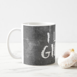 SlipperyJoe's Ich mag Mädchen schmutzige Tafel dun Kaffeetasse