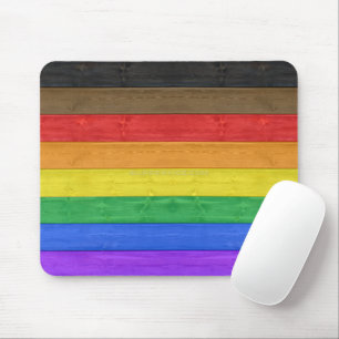 SlipperyJoe's inklusive schwule Regenbogenflagge a Mousepad