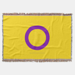 SlipperyJoe's Intersex-Stolzflagge gelber Hintergr Decke