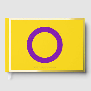 SlipperyJoe's Intersex-Stolzflagge gelber Hintergr Gästebuch