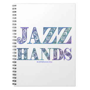 SlipperyJoe's Jazz Hands Broadway-Musicals Tanz  Notizblock