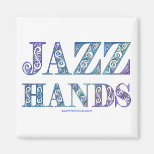 SlipperyJoe's Jazz Hands Broadway-Musicals tanzen Magnet