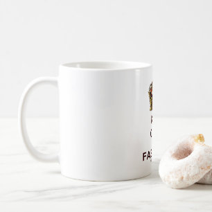 SlipperyJoe's keep calm fabulous goldene Krone rot Kaffeetasse