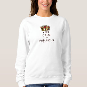 SlipperyJoe's keep calm fantastische goldene Krone Sweatshirt