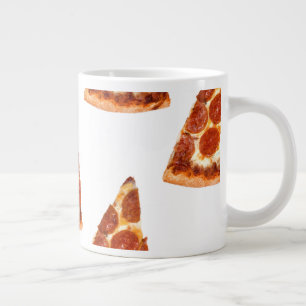 SlipperyJoe's klassische Pepperoni-Pizzaschnitt ge Jumbo-Tasse