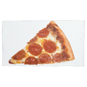 SlipperyJoe's klassische Pepperoni-Pizzaschnitt ge Kissenbezug