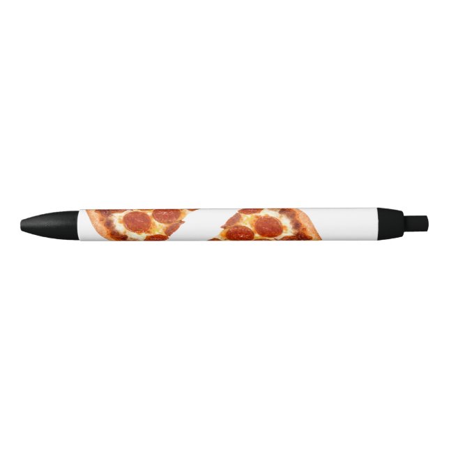 SlipperyJoe's klassische Pepperoni-Pizzaschnitt ge Kugelschreiber (Vorderseite)