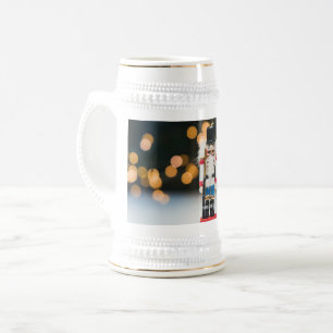 SlipperyJoes klassischer Weihnachts-Nussknacker-Sc Bierglas