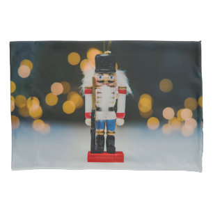 SlipperyJoes klassischer Weihnachts-Nussknacker-Sc Kissenbezug
