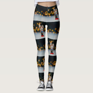 SlipperyJoes klassischer Weihnachts-Nussknacker-Sc Leggings