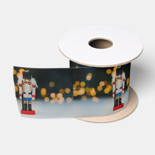 SlipperyJoes klassischer Weihnachts-Nussknacker-Sc Satinband