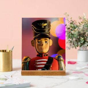 SlipperyJoes klassischer Weihnachts-Spielzeugsolda Acrylschild