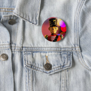 SlipperyJoes klassischer Weihnachts-Spielzeugsolda Button