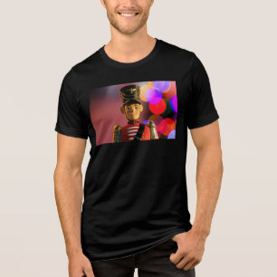 SlipperyJoes klassischer Weihnachts-Spielzeugsolda Tri-Blend Shirt