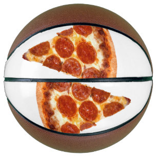 SlipperyJoe's klassisches Pepperoni-Pizza-Stück ge Basketball