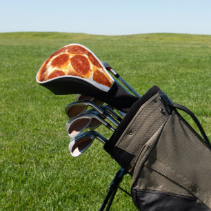 SlipperyJoe's klassisches Pepperoni-Pizza-Stück ge Golf Headcover
