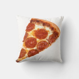 SlipperyJoe's klassisches Pepperoni-Pizza-Stück ge Kissen