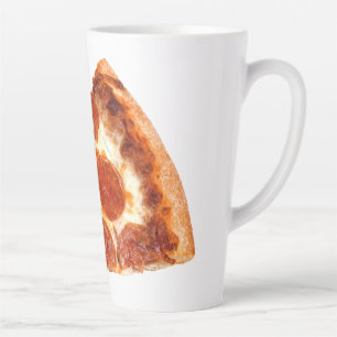 SlipperyJoe's klassisches Pepperoni-Pizza-Stück ge Milchtasse
