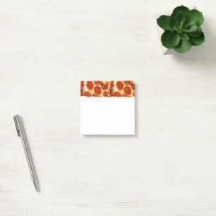 SlipperyJoe's klassisches Pepperoni-Pizza-Stück ge Post-it Klebezettel