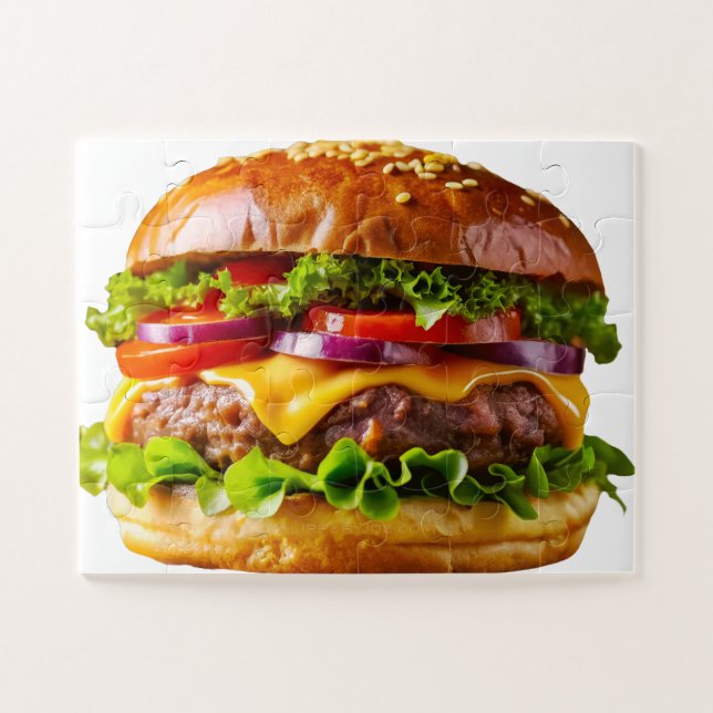 SlipperyJoe's köstlich gestapelte Hamburger-Thic (Horizontal)
