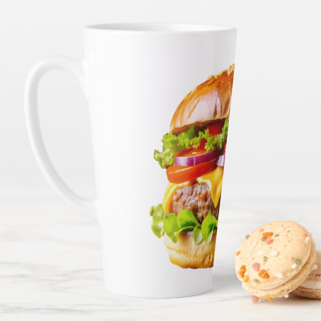 SlipperyJoe's köstlich gestapelte Hamburger-Thic Milchtasse (Beispiel)