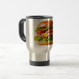 SlipperyJoe's köstlich gestapelte Hamburger-Thic Reisebecher