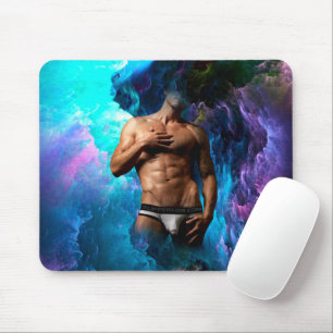 SlipperyJoe's künstlerische Männer Unterwäsche Beu Mousepad