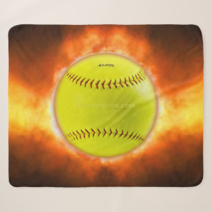 SlipperyJoe's künstlerische Softball in Flammen sc Sherpadecke