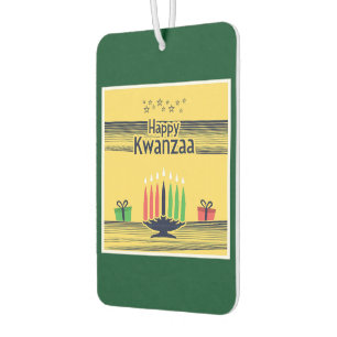SlipperyJoe's Kwanzaa warme feierliche Tontraditio Autolufterfrischer