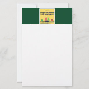 SlipperyJoe's Kwanzaa warme feierliche Tontraditio Briefpapier