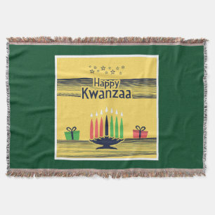 SlipperyJoe's Kwanzaa warme feierliche Tontraditio Decke