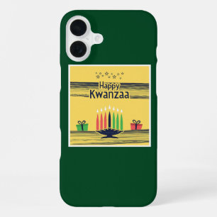 SlipperyJoe's Kwanzaa warme feierliche Tontraditio iPhone 16 Plus Hülle