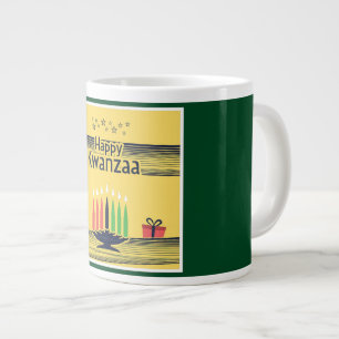 SlipperyJoe's Kwanzaa warme feierliche Tontraditio Jumbo-Tasse