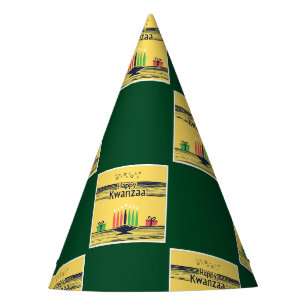 SlipperyJoe's Kwanzaa warme feierliche Tontraditio Partyhütchen