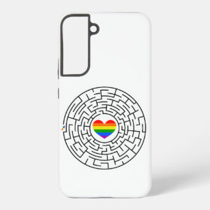 SlipperyJoe's Labyrinth umschließt regenbogenförmi Samsung Galaxy Hülle