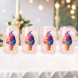 SlipperyJoe's lebendige Speisekarte mit Eis Dosenglas