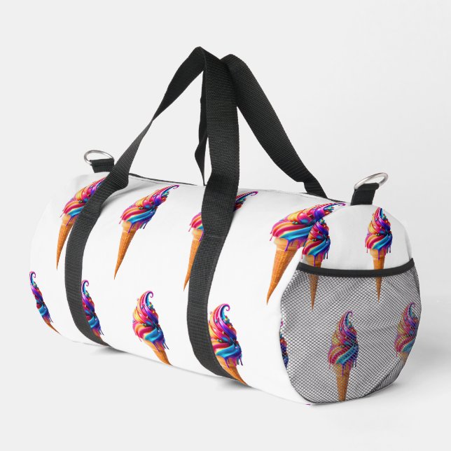 SlipperyJoe's lebendige Speisekarte mit Eis Duffle Bag (Rechte Ecke)