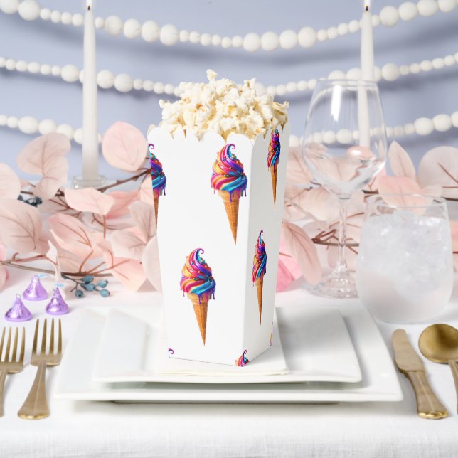 SlipperyJoe's lebendige Speisekarte mit Eis Geschenkschachtel (Hochzeit)