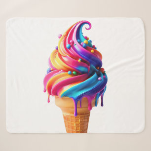 SlipperyJoe's lebendige Speisekarte mit Eis Sherpadecke