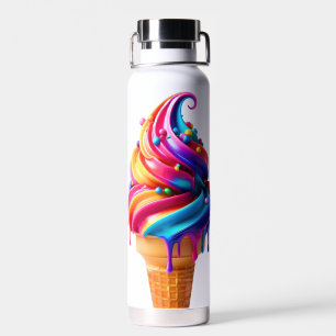 SlipperyJoe's lebendige Speisekarte mit Eis Trinkflasche